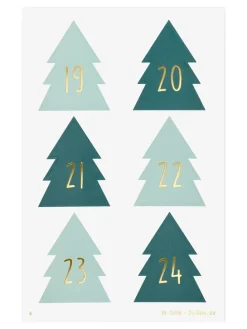 Adventskalenderstickers "Christmas Tree" - vanaf 5 jaar