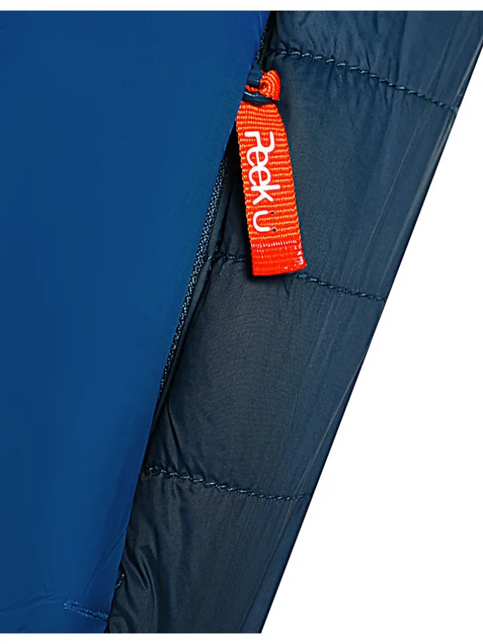 All-season doorgestikte jas "Caspian" blauw