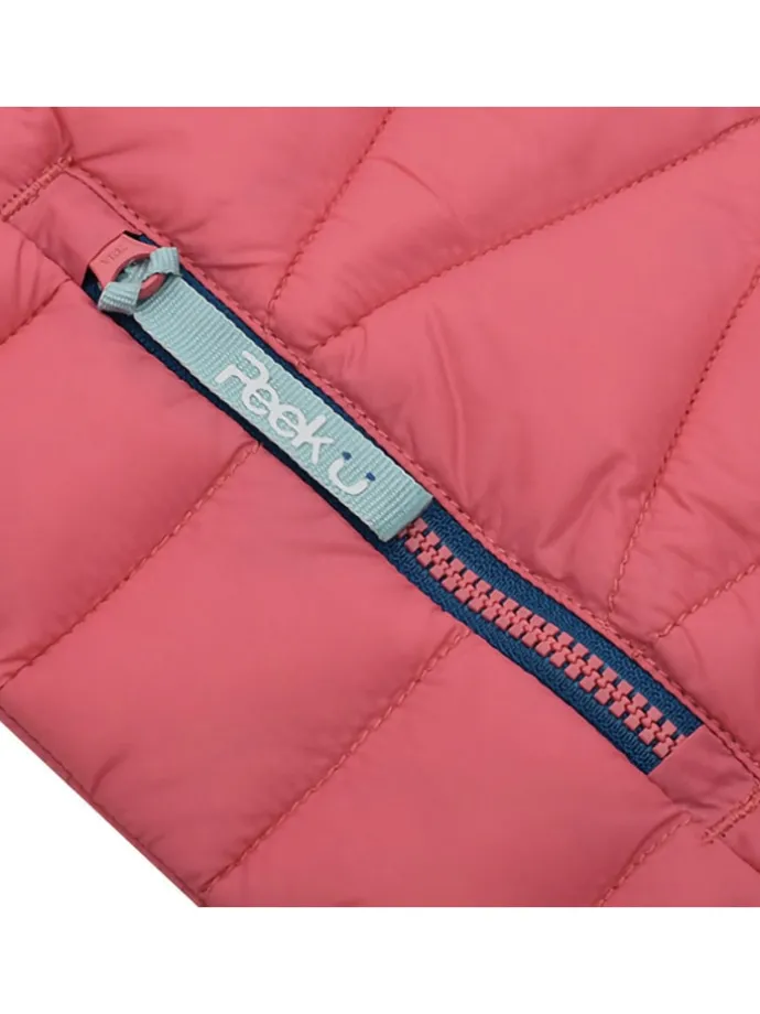 All-season doorgestikte jas "Oceana" roze