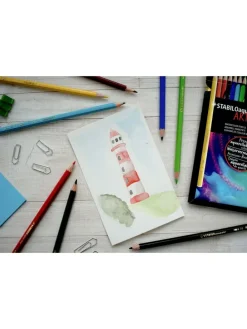 Aquarel-kleurpotloden "STABILOaquacolor - ARTY" - 36 stuks
