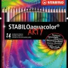 Aquarel-kleurpotloden "STABILO Aquacolor - Arty" - 24 stuks