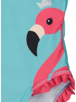 Badpak lichtblauw/roze