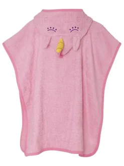 Badponcho lichtroze