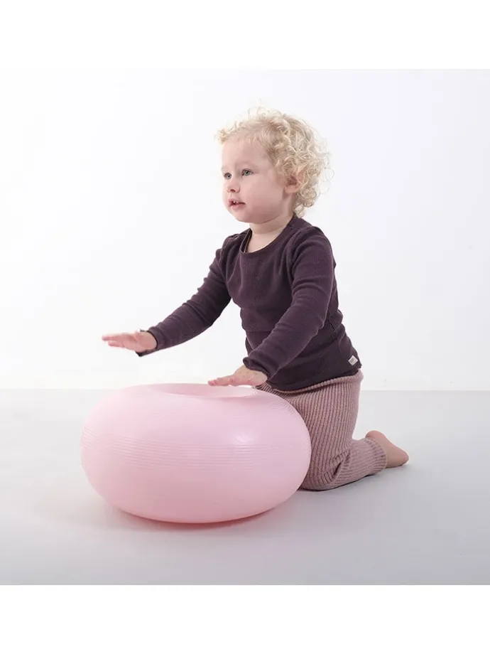 Balanceerspeelgoed "Donut" lichtroze - vanaf de geboorte