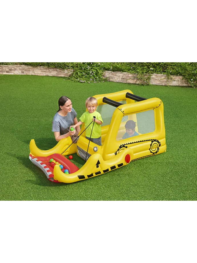 Ballenbak "Dozer" geel - vanaf 2 jaar
