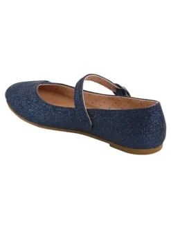 Ballerina's donkerblauw