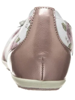 Ballerina's lichtroze/wit