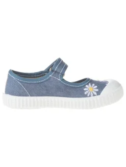 Ballerina's met bandje blauw