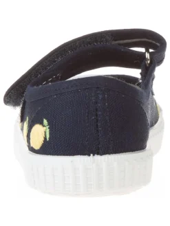 Ballerina's met bandje donkerblauw