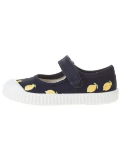 Ballerina's met bandje donkerblauw