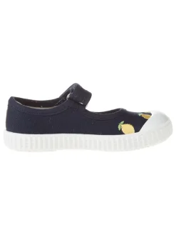 Ballerina's met bandje donkerblauw