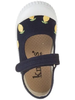 Ballerina's met bandje donkerblauw