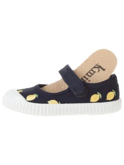 Ballerina's met bandje donkerblauw