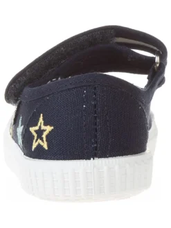 Ballerina's met bandje donkerblauw