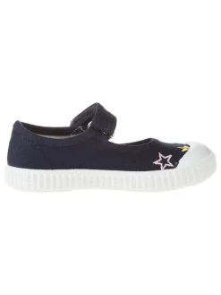 Ballerina's met bandje donkerblauw