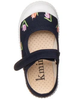 Ballerina's met bandje donkerblauw