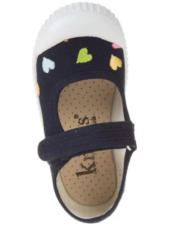 Ballerina's met bandje donkerblauw