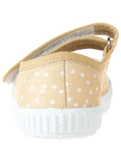 Ballerina's met bandje geel