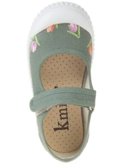Ballerina's met bandje groen