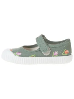 Ballerina's met bandje groen