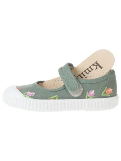 Ballerina's met bandje groen