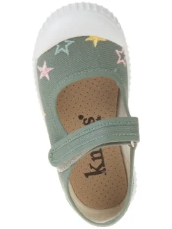 Ballerina's met bandje groen