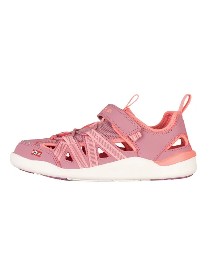 Barefootenkelsandalen "Saltfjord" lichtroze/oranje