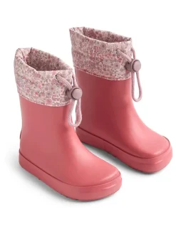 Barefootrubberlaarzen koraalrood