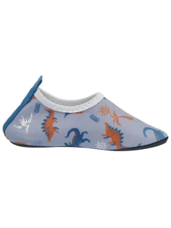 Barevoetschoenen "Dino" blauw