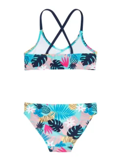 Bikini blauw/meerkleurig