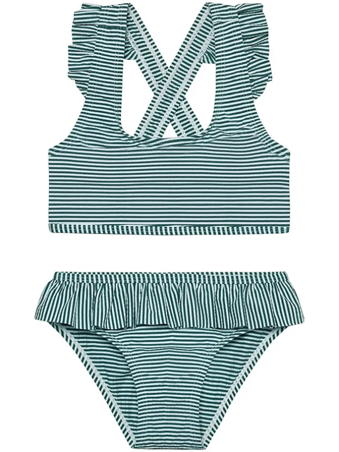 Bikini groen/wit