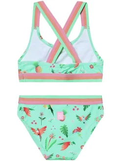 Bikini turquoise/meerkleurig
