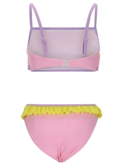 Bikini "Whitney" lichtroze/geel