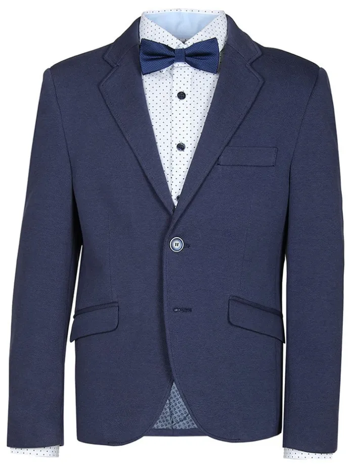 Blazer - regular fit - blauw