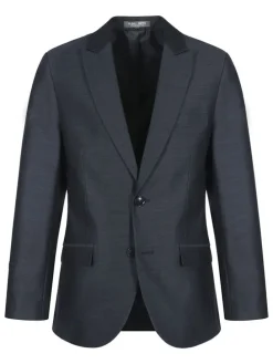 Blazer - regular fit - donkerblauw