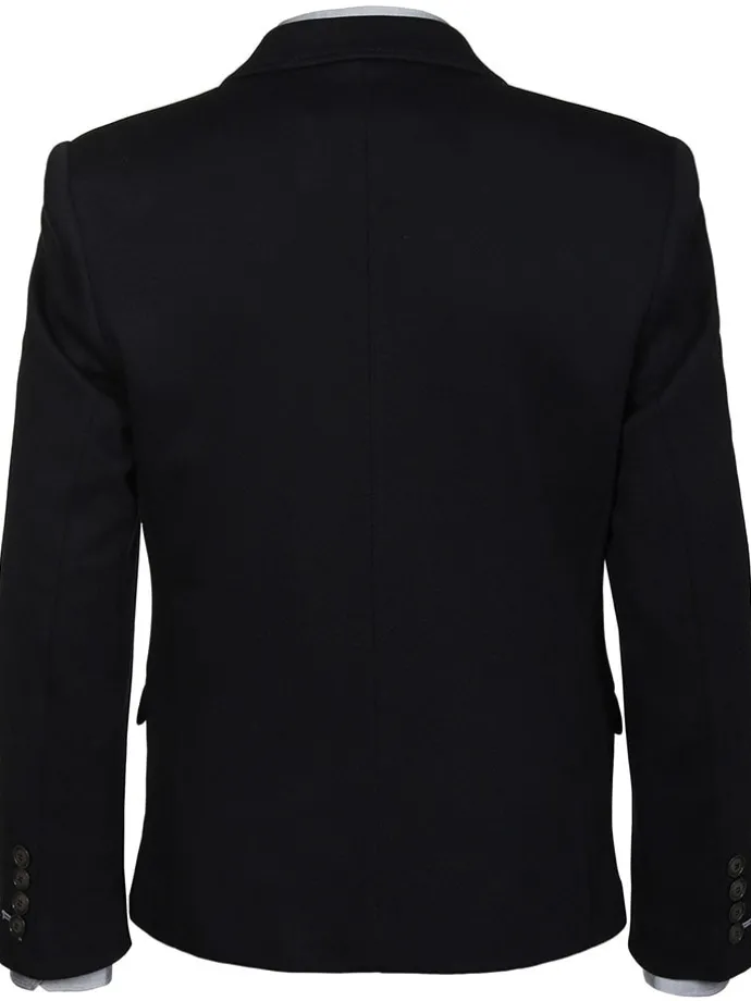 Blazer - regular fit - zwart