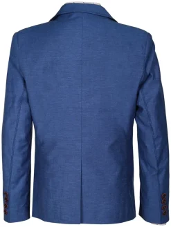 Blazer - slim fit - blauw