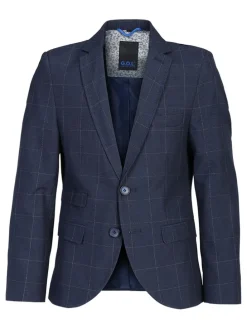 Blazer - slim fit - donkerblauw