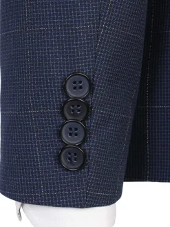 Blazer - slim fit - donkerblauw