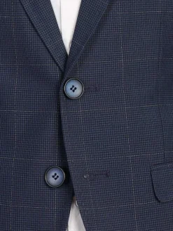 Blazer - slim fit - donkerblauw
