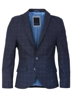 Blazer - slim fit - donkerblauw