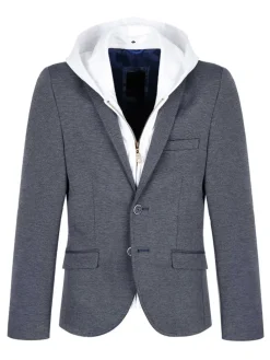 Blazer - slim fit - donkerblauw