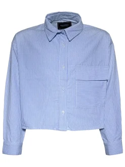 Blouse blauw