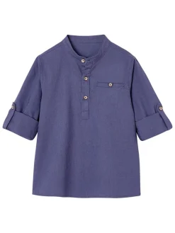 Blouse blauw