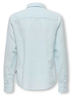 Blouse "Caiden" lichtblauw