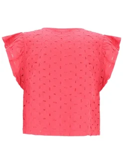 Blouse "Charlotte" rood