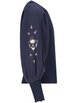 Blouse donkerblauw