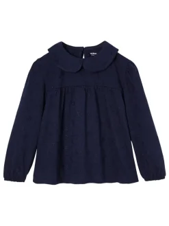 Blouse donkerblauw