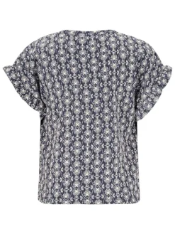 Blouse "Esri" donkerblauw