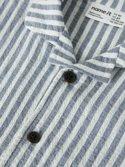 Blouse "Fedenis" grijs/wit
